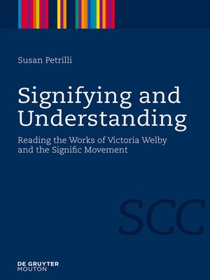 cover image of Signifying and Understanding